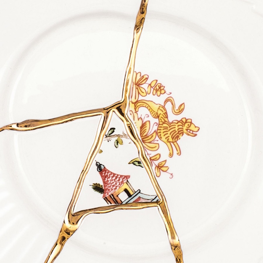 seletti-marcantonio-design-piatto-da-dessert-kintsugi-bianco-oro